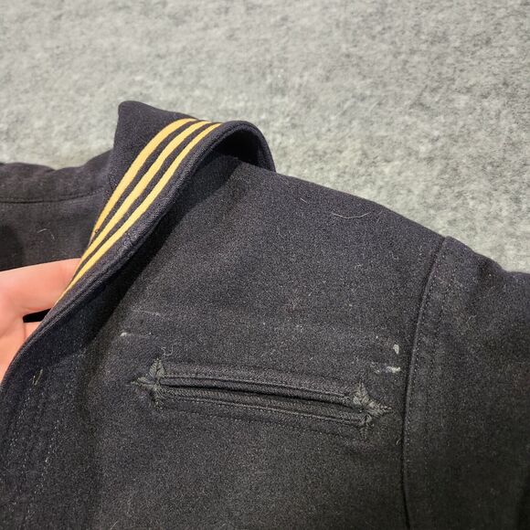 VTG US Navy Crackerjack Wool Uniform Top/Shirt Mens 34 Naval Clothing Factory - Picture 10 of 16